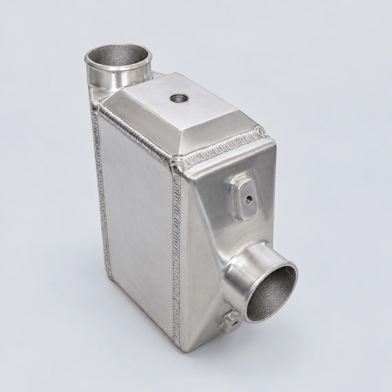 angled view · Air connection layout