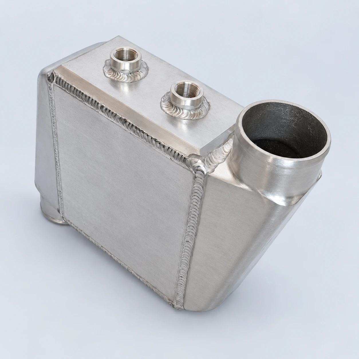 AWIC005-A angled view · Air connections and mounting details