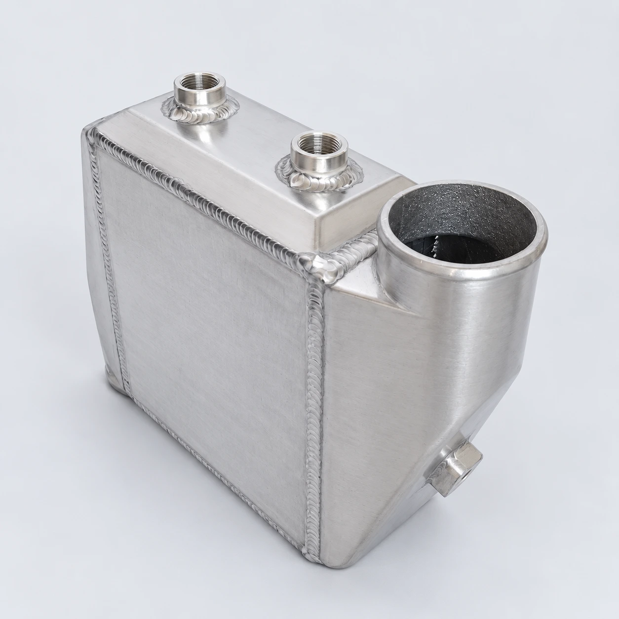 AWIC006-A angled view · Air connections and mounting details