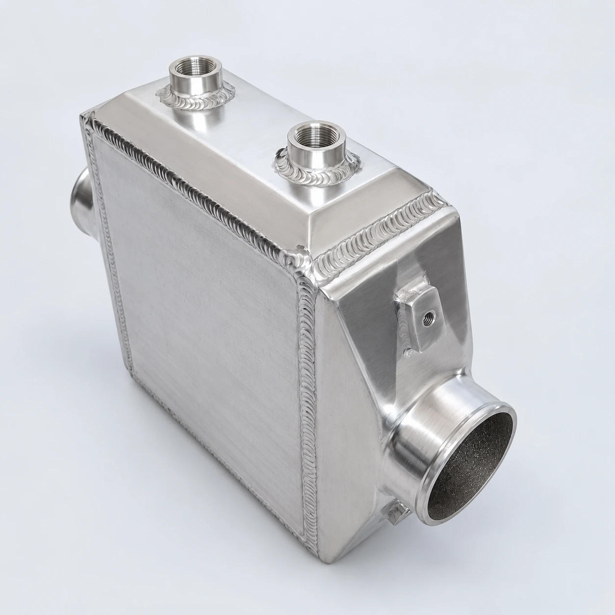 AWIC006-C angled view · Air connections and mounting details