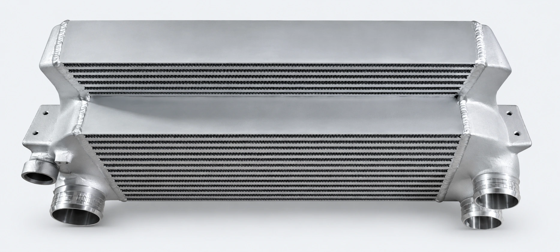 Silver stepped core — side depth and mounting points
