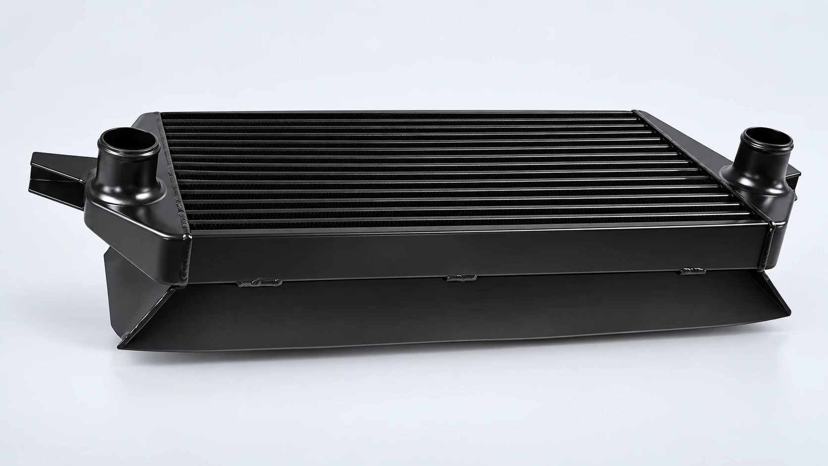 Intercooler with scoop view