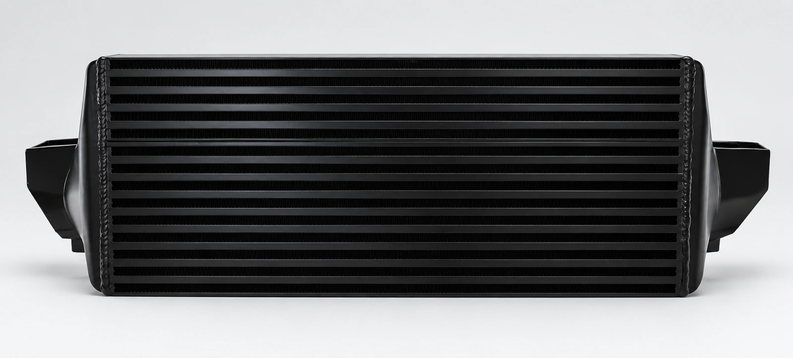 Core-face view · Plain black finish
