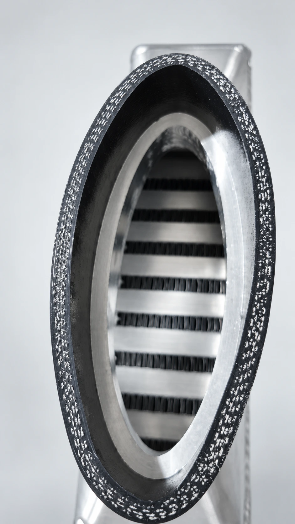 Mini Cooper S R53 intercooler: Silicone hose opening and reinforced wall
